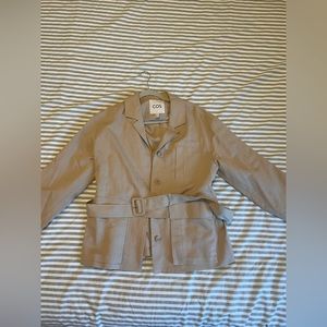 COS Belted Linen Utility Jacket